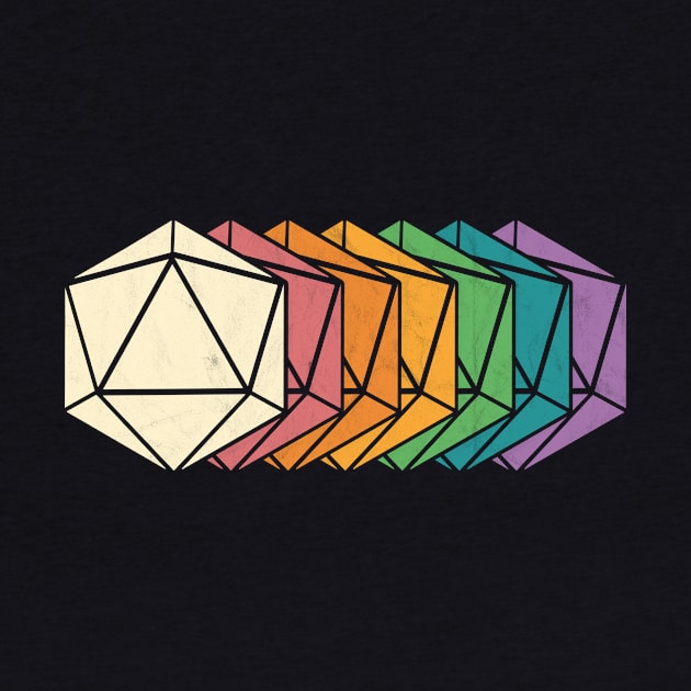 Prismatic D20 by PixelSamuel